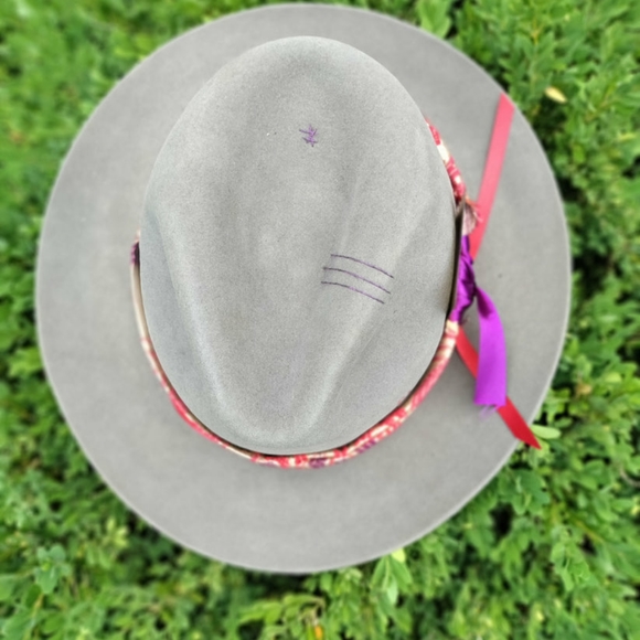 Grey Wool Fedora - Picture 3 of 4